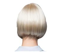 Parrucca sintetica bianca in fibra chimica da donna 1pc, copertura completa della testa, adatta for feste quotidiane e giochi di ruolo