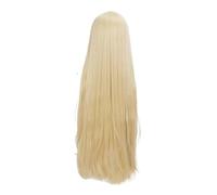 Parrucca sintetica bionda ondulata lunga 1pc 80cm resistente al calore Styling fai da te capelli Cosplay for la festa a tema principessa indossare ogni giorno