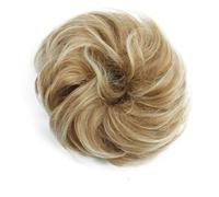 Parrucca sintetica chignon parrucca ciambella ondulata elastica gomma scrunchie pezzi di capelli coda di cavallo estensione dei capelli ricci avvolgere 29