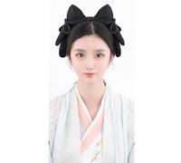 Parrucca sintetica Cinese Antico Hanfu Copricapo Chignon Capelli Antiche Donne Cinesi Parrucche Cosplay Accessori