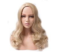 Parrucca sintetica Cosplay Long Body Wave resistente al calore Mescolo naturale parrucche for le donne