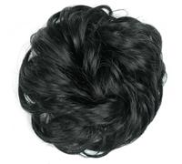 Parrucca sintetica da 15,2 cm, estensioni per chignon, capelli ricci, elastici per capelli, chignon, ciambella, capelli updo per donne 1