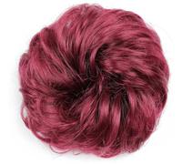 Parrucca sintetica da 15,2 cm, estensioni per chignon, capelli ricci, elastici per capelli, chignon, ciambella, capelli updo per donne 23