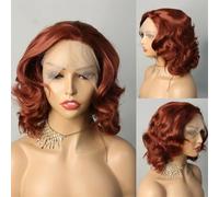 Parrucca Sintetica Frontale In Pizzo Ondulato Da Donna, Drag Queen, Resistente Al Calore, 13X4, Frontale, Per Tema Wig