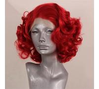 Parrucca Sintetica Frontale In Pizzo Ondulato Da Donna, Drag Queen, Resistente Al Calore, 13X4, Frontale, Per Tema