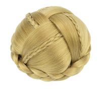 Parrucca sintetica intrecciata for capelli da ballerina, chignon for capelli da donna, chignon for capelli da donna, chignon for feste di matrimonio(B)
