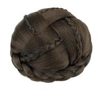 Parrucca sintetica intrecciata for capelli da ballerina, chignon for capelli da donna, chignon for capelli da donna, chignon for feste di matrimonio(G)