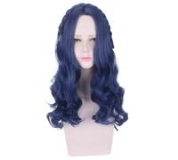 Parrucca sintetica lunga per cosplay anime di Descendant 2 Eviev, parrucche sintetiche per ragazze, donne e uomini