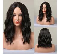 Parrucca Sintetica Ondulata Corta Bionda Nera Grigia Con Frangia Parrucca Per Capelli Bob Marrone Cenere Parrucca Per Capelli Cosplay Resistente Al Calore
