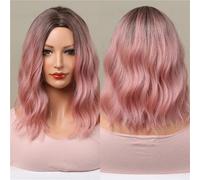 Parrucca Sintetica Ondulata Corta Bionda Nera Grigia Con Frangia Parrucca Per Capelli Bob Marrone Cenere Parrucca Per Capelli Cosplay Resistente Al Calore