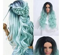 Parrucca Sintetica Ondulata Extra Lunga Da 66 Cm Per Donne