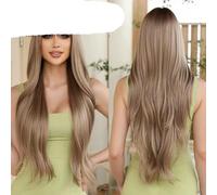Parrucca sintetica Parrucche lunghe bionde bionde ondulate con frangia Festa cosplay quotidiana USA Resistente al calore per donne-BL1026-2-28 pollici-CINA-1 PC