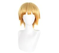 Parrucca sintetica per cosplay di Demons Slayers Agatsuma Zenitsu Anime Party Costume