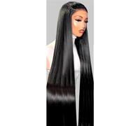 Parrucca Sintetica Prepizzicata Con Capelli Umani Lisci Brasiliani Per Donna 200 Density 7x5#22inch