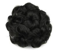 Parrucca sintetica Scrunchies Capelli ricci Chignon Elastico Capelli Chignon Ciambella Parrucca Rullo Parrucche Per Le Donne 2