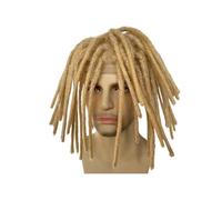Parrucca sostitutiva Parrucchino con estensioni Dreadlock afro base in pizzo pieno for uomini e donne Estensioni Loc da 0,6 cm Capelli umani Quotidiana(613,10 Inches)