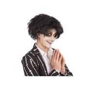 Parrucca Spiky Da Rock Star Anni '80 Uomo Costume Di Carnevale Accessorio