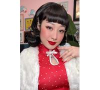 Parrucca stile anni '40 con bellissime onde Marcel: Virginia black #1b