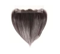 Parrucca Topper Frontale for Capelli Umani con Attaccatura Dei In Pizzo 13×2" Estensione Regolabile, Toppa Invisibile Sulla Fronte Da 14 Pollici per Donne Affascinanti(Natural Black)