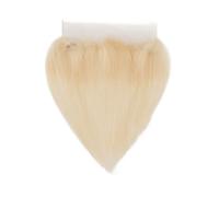 Parrucca Topper Frontale for Capelli Umani con Attaccatura Dei In Pizzo 13×2" Estensione Regolabile, Toppa Invisibile Sulla Fronte Da 14 Pollici(Blonde)