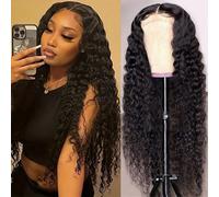 Parrucca trasparente del merletto di Geeta 13x6 parrucche ricci dei capelli umani 30 32 pollici parrucca frontale dell'onda profonda Pre pizzicata 13x4 parrucca anteriore del merletto per le donne