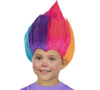 Parrucca Trolls arcobaleno (Ufficiale Universal Pictures) Funidelia