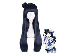 Parrucca Tsushima Yoshiko Love Live Sunshine Parrucca Cosplay Blu Capelli Sintetici Lovelive Sunshine Cosplay Tsushima Yoshiko Mz-1101