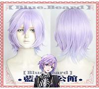 Parrucca Twisted Wonderland Epel Felmier Parrucca Cosplay Veleno Mela Capelli viola chiaro Biancaneve Halloween Uomo Donna Giochi di ruolo