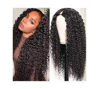 Parrucca U Part Parrucche Ricce Crespe for Donne Nere, 10-26 Pollici Con Clip A Forma Capelli Umani Extension for Remy Parte A Riccia Topper per Capelli da Donna(22inches)