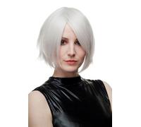 Parrucca Unisex Cosplay se Del Caso Wild con Riga Grigio Bianco Giappone 1261