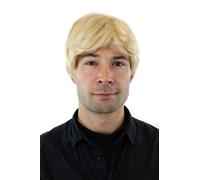 Parrucca Uomo Biondo Platino Capelli Corti Corto Riga 20cm GFW355A-613E