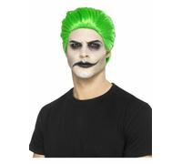 Parrucca Uomo Corta Verde Accessori Carnevale PS 17996