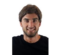 Parrucca Uomo Liscia Marrone Corto Parrucca Da Uomo Con Riga GFW355A-8