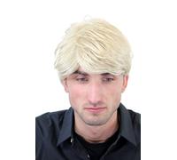 Parrucca Uomo Uomini Corto Giovane Casual Alla Moda Biondo Riga GFW967-22