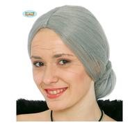 Parrucca Vecchia Nonna Befana Accessori Travestimento Carnevale