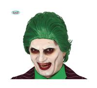 Parrucca verde da Joker per feste in maschera o feste a tema