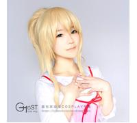 Parrucca Your Lie in April Miyazono Kaori Cosplay bionda onda lunga oro lunga v2