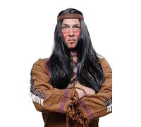 ParruccaColore Nero Indiano/Indiana, Squaw, LM3049-P103