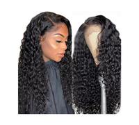 Parrucche 4x4 parrucche con chiusura in pizzo con capelli del bambino capelli veri brasiliani pre-pizzicati 14-40 pollici parrucche con chiusura in pizzo per donne nere, parrucche per ragazze di