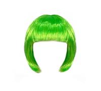 Parrucche A Caschetto Colorate Con Frangia Per Donna - Parrucca Di Capelli Sintetici Corti Al Neon, Divertente Accessorio Cosplay Per L'addio Al Nubilato In Costume Di Halloween Degli Anni '80 E '90