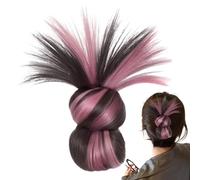 Parrucche a Tocchetto per Donne - Extension per Capelli con Fermaglio ad Artiglio e Coda di Cavallo Corta - Parrucca Sintetica Sfumata per Donne e Ragazze Acconciature Quotidiane Feste ed Eventi