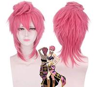 Parrucche anime JOJO Bizarre Adventure Parrucca cosplay di Golden Wind Trish Una GIOGIO Trish Una parrucca cosplay + parrucca