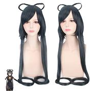 Parrucche Anime Vocaloid Cantante Hatsune Luo Tian Yi Ondulate Coda di cavallo Trecce Cosplay Parrucca