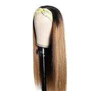 Parrucche Anteriori Diritte Senza Pizzo Ombre Fasce Per Capelli Umani Parrucche Testa Piena Parrucca A Strati Senza Colla A Densità 150% 1B 27 Color 12INCHES#180 Density