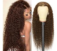 Parrucche Anteriori In Pizzo Marrone 13X6 HD Per Capelli Umani Per Le Donne Parrucca Frontale Colorata A Onda Profonda Parrucche Ricce Bagnate E Ondulate Con Chiusura 4X4