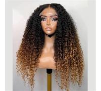 Parrucche Anteriori In Pizzo Riccio 26 Pollici Lunghe Morbide E Bionde Senza Colla Per Le Donne Africane ombre blond 20inches