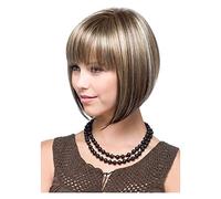 Parrucche Bob, capelli umani, Ombre, biondo miele, parrucche corte bionde, marrone bob per uso quotidiano