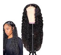 Parrucche brasiliane dei capelli umani, parrucca brasiliana riccia, parrucche limitate con pizzo anteriore | Parrucche a filo arricciato a densità 150% per le donne, parrucca anteriore in pizzo