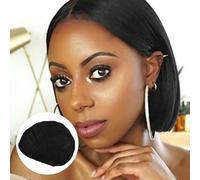 Parrucche capelli lisci corti naturali donna donna cosplay completo parrucca-cos
