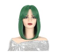 Parrucche Capelli Umani Copricapo for parrucca, parrucca universale for donna, copricapo completo con frangia naturale alla moda Parrucche Da Donna(C)